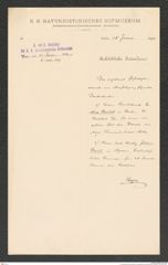 k.k. naturhistorisches Hofmuseum, Intendanzakten 1885-1896 (Hauer), Aktenzahl Z.446/1892, Seite 1